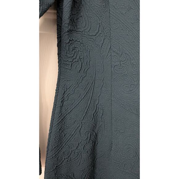 J. McLaughlin Bedford Green Textured Sporty Quarter Zip Dress - Picture 9 of 9